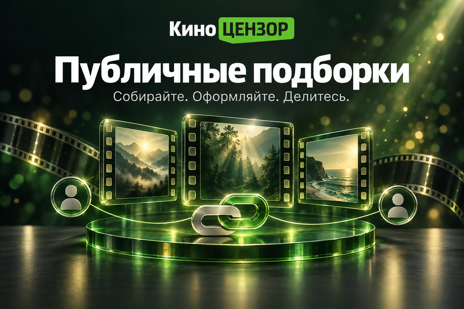 Публичные подборки КиноЦензора: собирайте, оформляйте и делитесь